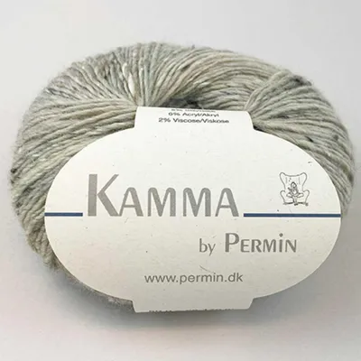 Zdjęcie produktu dla Kamma by Permin – elegancka przędza z wełny, alpaki, jedwabiu i efektem tweedu (32 khaki)