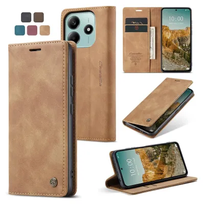 Produktbild von Caseme Handyhülle für Xiaomi Redmi Note 14 5G / Poco M7 Pro 5G-Hellbraun