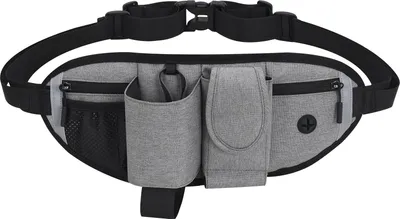 Produktbild von Outdoor-Sport-Lauf-Hüfttasche, Gürteltasche, Hunde-Leckerli-Beutel mit Wasserflaschenhalter und Handytasche für Spaziergänge, Wandern, Training