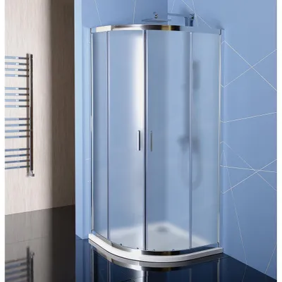 Produktbild von EASY LINE Duschabtrennung Viertelkreis 900x900mm, Glas BRICK