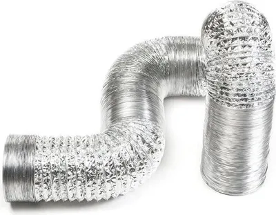 Immagine prodotto di Tubo flessibile per la ventilazione 300 mm x 6 m - tubo per l'aria di scarico per riscaldamento e raffreddamento - ventilazione e climatizzazione - lunga durata