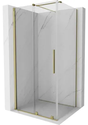 Obrázek produktu pro Mexen Velar sprchový kout posuvný 140 x 100 cm, transparentní, zlatý - 871-140-100-01-50