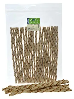 Productafbeelding van Zoolekker Kipwokkel 32-34 cm - hondensnack van buffelhuid en kip