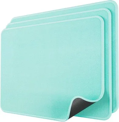 Produktbild von Famanu Gaming-Mausmatte Klassisch Grün - 3 Stück, 275 x 215 mm