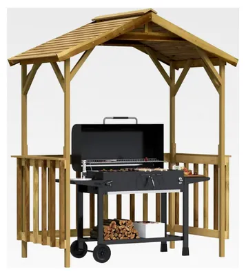 Produktbild von Grillpavillon aus imprägniertem Kiefernholz 163,5x93x210 cm