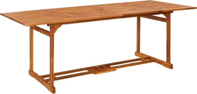 Immagine prodotto di vidaXL Tavolo da pranzo da giardino 220x90x75 cm in legno massiccio di acacia