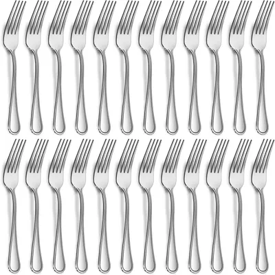 Produktbild von Tafelgabeln Set 24-teilig, 18 cm, Edelstahl, hochglanzpoliert, spülmaschinenfest, für Zuhause