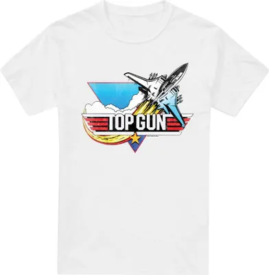 Produktbild von Top Gun - "Jet Swoop" T-Shirt für Herren TV6833 (5XL) (Weiß)
