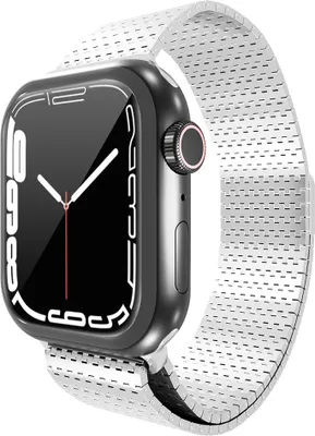 Produktbild von Strap-it Apple Watch Metall Mesh Armband (Silber) - Große: 38 - 40 - 41mm