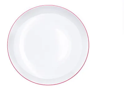 Produktbild von Thun 1794 Tom, Dessertteller, rot gestreift, 19 cm, Porzellan, Thun