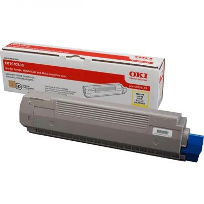 Produktbild von 44059105 OKI C8xx Toner yellow 8000