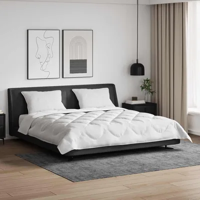 Produktbild von "Schlussverkauf" Bettdecke mit Kissen 3 Stück - Winter-Duvet-Set - Weiß Mikrofaser  C6127