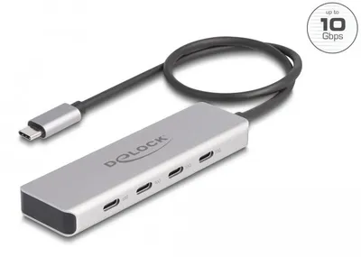 Immagine prodotto di DELOCK USB 10 Gbps USB Type-C Hub mit 4x USB Type-C