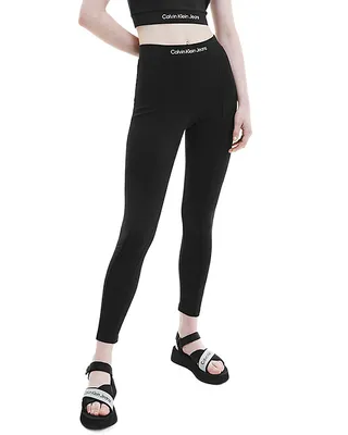 Produktbild von CALVIN KLEIN JEANS Gamaschen Damen Viskose Schwarz GR69140 - Größe: M