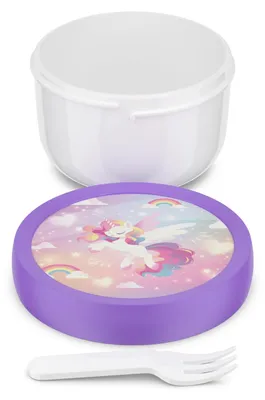 Imagen del producto de Mepal Fruchtbox Campus, 300 ml - Unicorn Glow. Campus Fruchtbox, código de producto: 107430065411, código de barras: 8720294056195