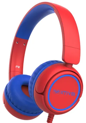 Imagen del producto de Auriculares para niños, con cable, estéreo, ajustables, de 3,5 mm, para niños y adolescentes