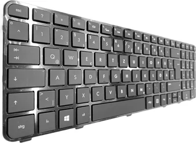 Image de FR - Clavier avec éclairage, cadre compatible avec HP Pavilion DV6-7081eg