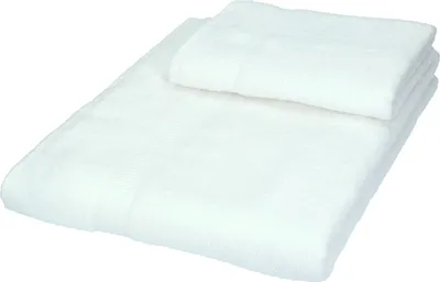 Produktbild von Betz 2 tlg. XXL Saunatuch Set PALERMO 100%Baumwolle 1 Saunahandtuch 80x200 cm 1 Handtuch 50x100 cm Farbe weiß