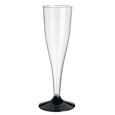 Produktbild von Starpak 6 Stiel-Gläser für Sekt, PS 0,1 l Ø 5 cm · 17,5 cm glasklar | Packung (6 Stück)
