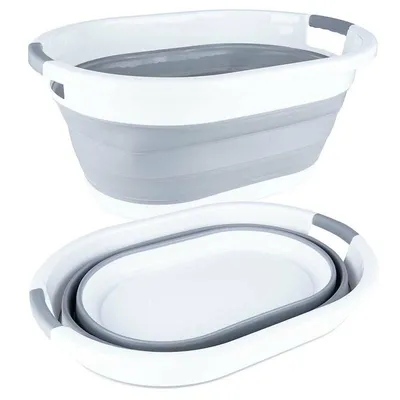 Image de GOTEL GOTM39 Panier à linge pliable en silicone