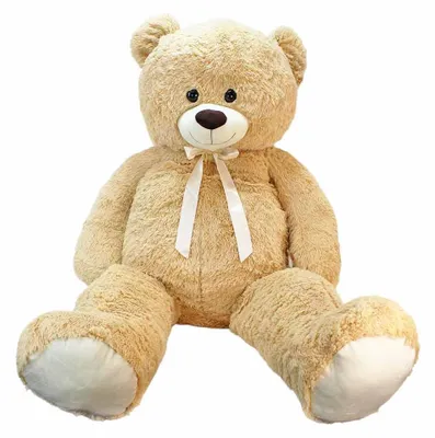 Produktbild von Riesen Teddy 150 cm mit goldener Schleife