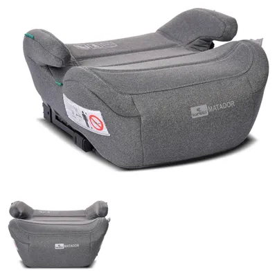 Produktbild von Lorelli Matador i-Size ISOFIX Sitzerhöhung – Booster 125–150 cm, 15–36 kg, ECE R129/03, breites gepolstertes Sitzkissen & abnehmbarer Bezug
