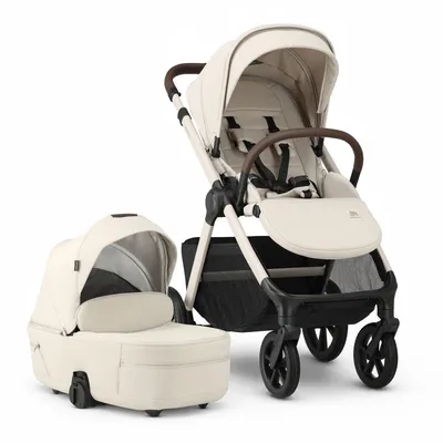Produktbild von Deryan Otis Kinderwagen 2-in-1 – Mit Babywanne und Sportsitz – Beige