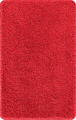 Produktbild von Möbel Badmatte Rechteckig Rot 50x80 cm Polypropylen Rutschfest - Badematten 4019828