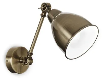 Zdjęcie produktu dla Brązowa lampa ścienna NEWTON 1 światło