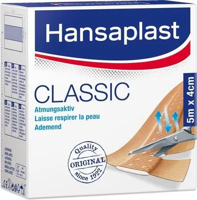 Produktbild von HANSAPLAST Classic Pflaster 4 cmx5 m