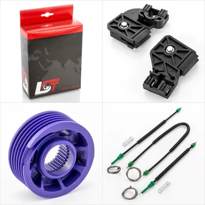 Produktbild von Fensterheber Reparatursatz Vorne Links - Für Vw Polo 9N - 4/5 Türer 6Q4837461
