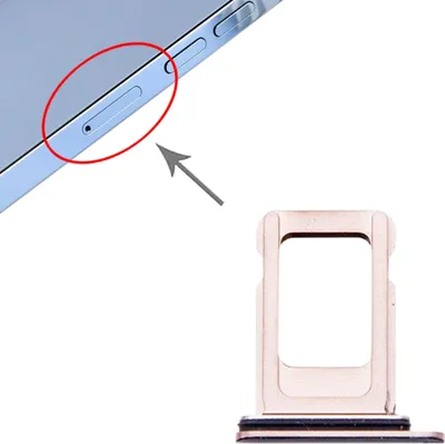 Produktbild von SIM Karten Halter Adapter Card Tray für Apple iPhone 13 Pro Max Ersatz Gold
