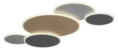 Image de Paul Neuhaus Plafonnier Q-PIATO LBH 85x49.50x6.50 cm multicolore Plafonnier