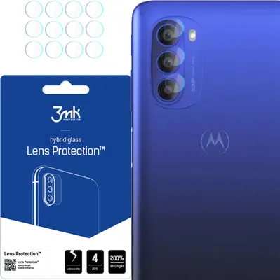 Zdjęcie produktu dla 3MK Lens Protect Motorola Moto G51 5GOchrona na obiektyw aparatu 4szt