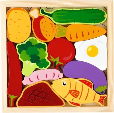 Immagine prodotto di Puzzle In Legno 12El Verdure 500642 Mega Creative