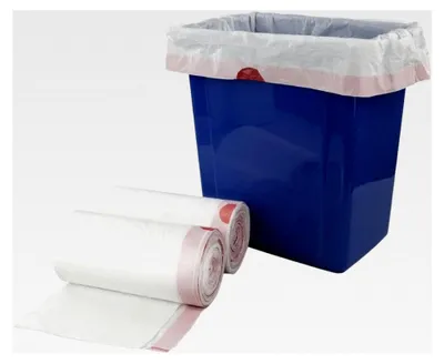 Produktbild von Müllbeutel mit Kordelzug, 30 l, Weiß, 120 Stück
