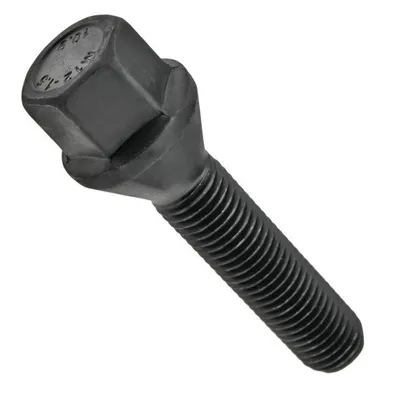 Produktbild von Radschraube, M12x1.50, Gewindelänge: 45mm, Kegelbund, SW17, Schwarz