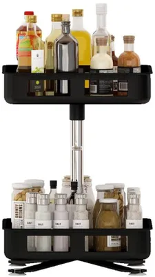 Obrázek produktu pro Organizér do kuchyně z nerezové oceli s otočným mechanismem o 360 stupňů