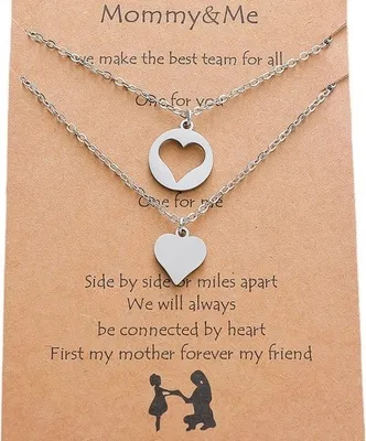 Produktbild von Mutter und Tochter Halsketten aus Silber - Eleganter Schmuck für besondere Bindungen KP21104