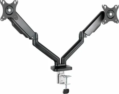 Produktbild von TooQ DB5132TNR-B, Klemme /Bolzen, 9 kg, 43,2 cm (17"), 81,3 cm (32"), 100 x 100 mm, Schwarz