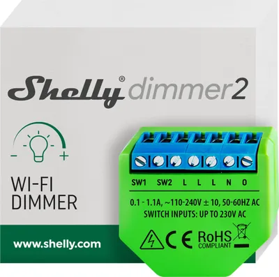 Zdjęcie produktu dla DIMMER 2 Wi-Fi WLAN Dimmer (SHELLY DIMMER 2)