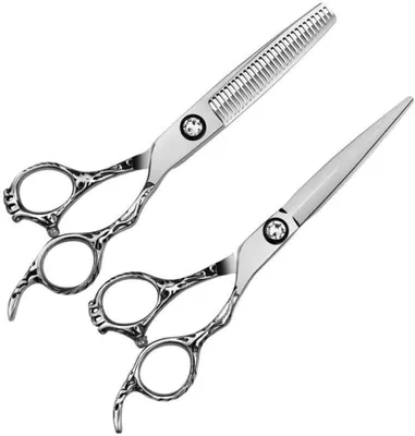 Produktbild von Friseurschere, Haarschneidescheren-Set, 440C Edelstahl, Friseurschere, Retro-Schere, Haarschere für Friseure