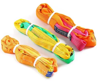 Obrázok produktu pre Ťažká polyesterová zdvihacia slučka, nosnosť 8 ton (dĺžka 4 metre)