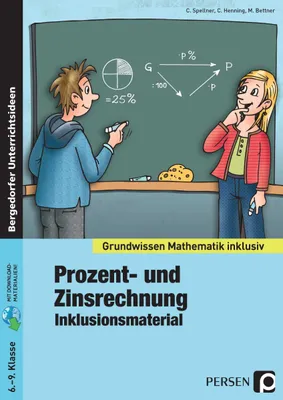 Produktbild von Prozent- und Zinsrechnung - Inklusionsmaterial