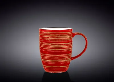 Zdjęcie produktu dla Kubek do kawy Wilmax, 460 ml, czerwony, porcelana, WL-669237/A