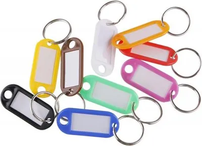 Image de Porte-clés 100pcs, anneau 1.3mm