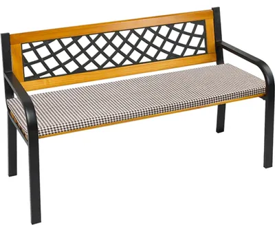 Zdjęcie produktu dla Gładki siedzisko na ławkę - 40x120 cm - brązowy