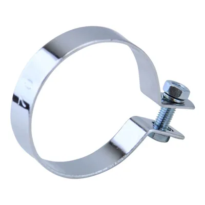 Obrázek produktu pro Objímka (šířka 18 mm) zadního tlumiče chrom 70 mm Univerzální Mofa Moped Mokick