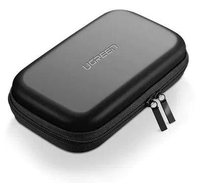 Produktbild von Ugreen 40707, Beuteltasche, EVA (Äthylen-Vinylazetat), Schwarz, 2.5", Jede Marke, Schockresistent, Wasserdicht