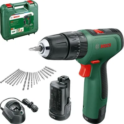 Produktbild von Akku-Bohrschrauber EasyImpact 1200, 2 x Akku PBA 12V 1.5Ah, Bohrer-Set, Tragekf.